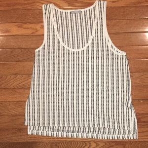 Zara black and white top small